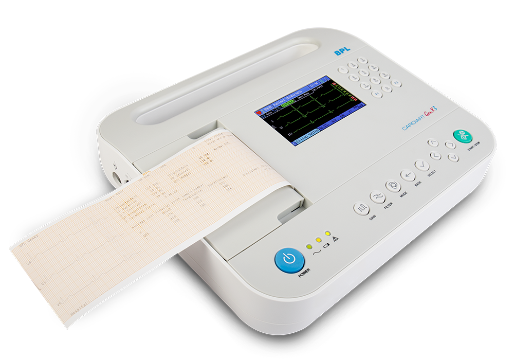 BPL Cardiart GenX3 3-Channel ECG Machine