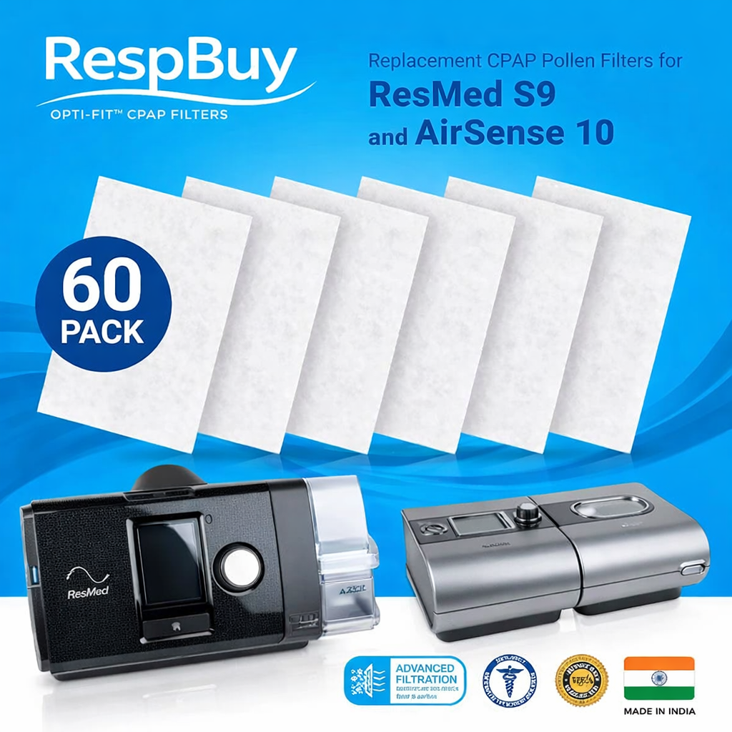 Pollen Filters CPAP ResMed S9/S10 - 60 Per Pack