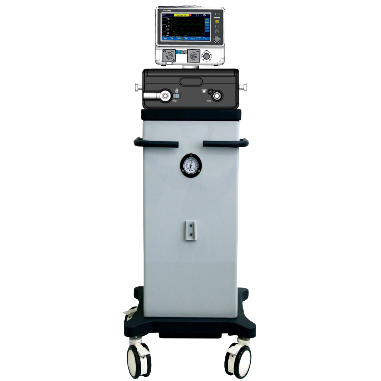RespBuy-CardioLabs-Oxyvent-9C Plus-With-Trolley Cardiolabs Oxyvent-9C Plus Ventilator with HFNC