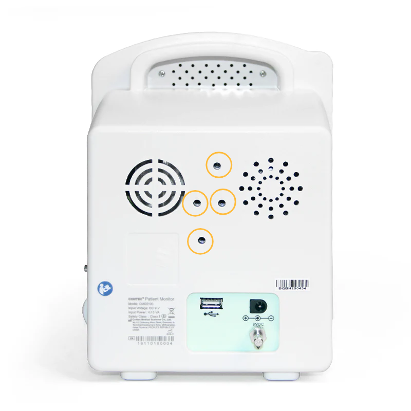 RespBuy-Contec-CMS5100-Patient-Monitor-Wall-Mount-Holes Wall Mount For 3 Para Patient Monitor