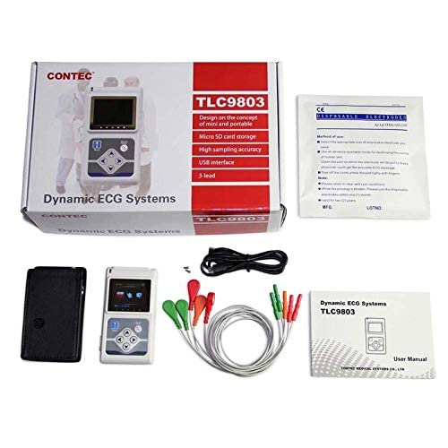 RespBuy-Contec-TLC9803-Holter-Box Contec TLC9803 3-lead 24-hour ECG Holter