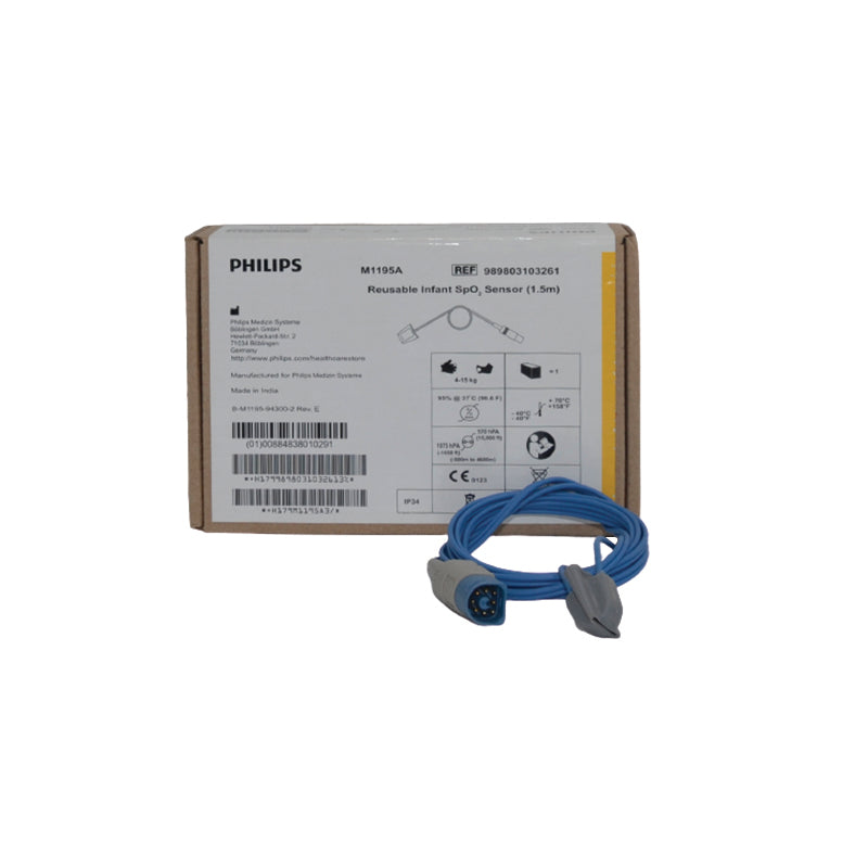 RespBuy-Philips-M1195A-Spo2-Probe Philips Compatible Neonatal SpO2 Sensor M1195A