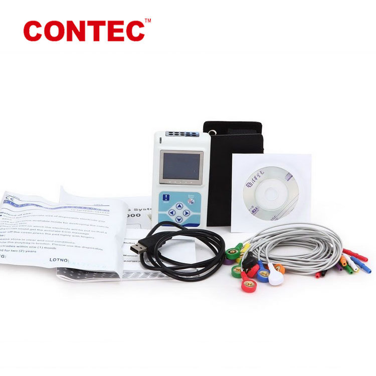 Respbuy Contec TLC5000 Holter 4 Contec TLC5000 ECG Holter System (12 Leads)-24 Hrs
