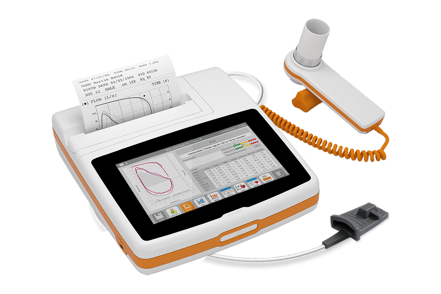 MIR Spirolab Touch Screen Portable Desktop Spirometer